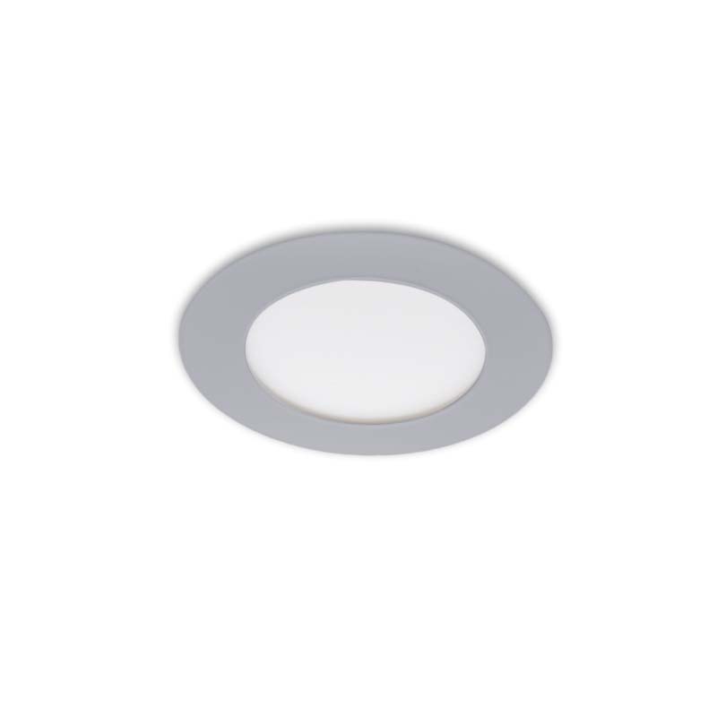 DOWNLIGHT LED SLIM REDONDO GRIS 6W - 4200K